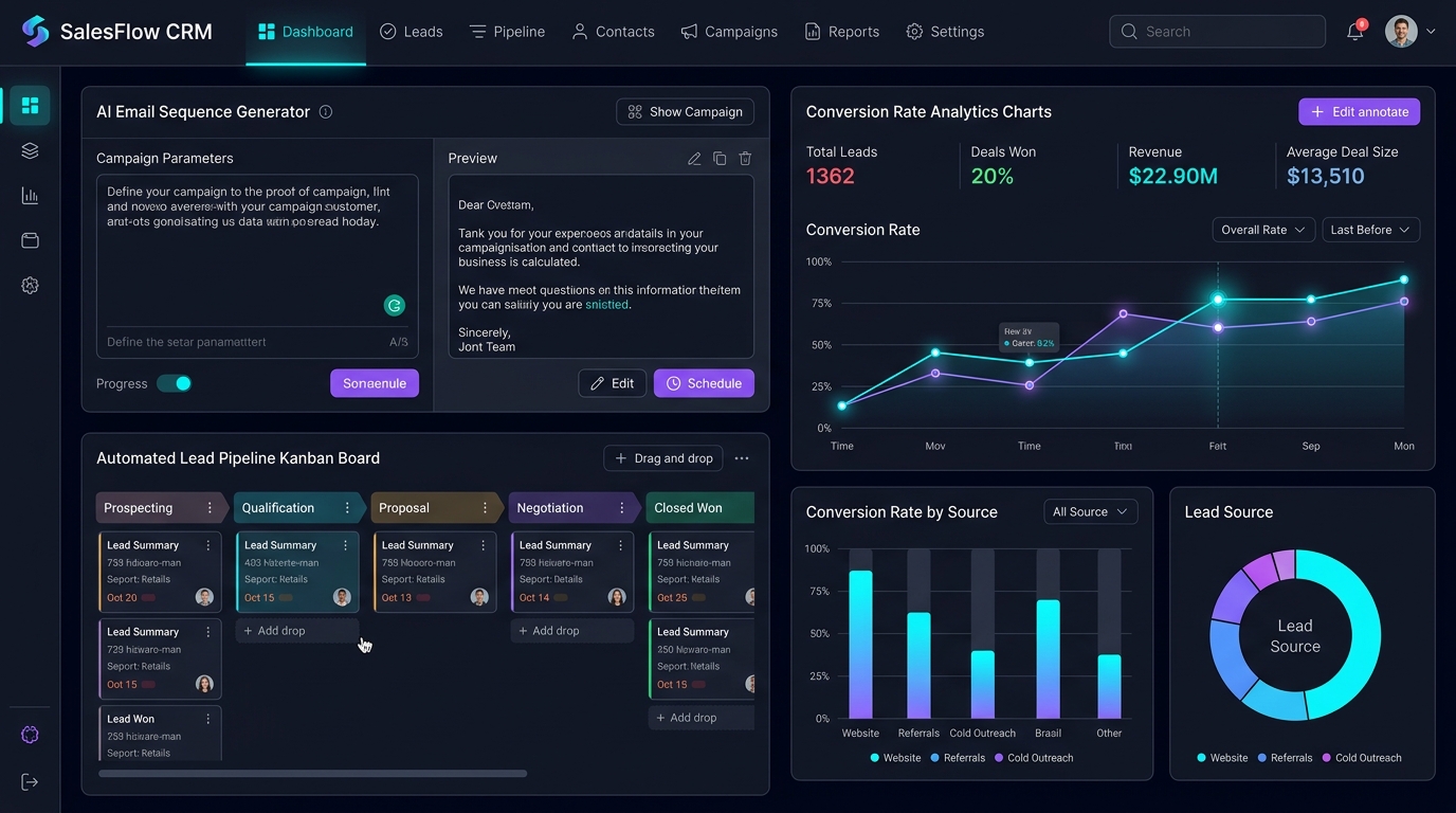 SalesFlow CRM 🎯